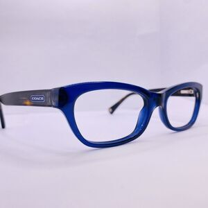 Coach Authentic Eyeglasses HC 6045 Dahlia 5163 Navy Dark Tortoise 53 [] 18 135